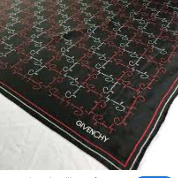 Givenchy  Vintage Silk Scarf - Picture 1 of 9